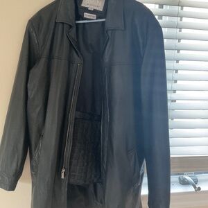 M JULIAN  WILSONS LEATHER MENS JACKET  MEDIUM
